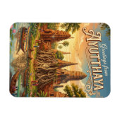 Ayutthaya Historischer Park Thailand Magnet (Horizontal)
