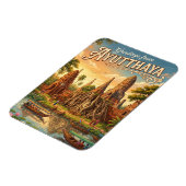 Ayutthaya Historischer Park Thailand Magnet (Linke Seite)