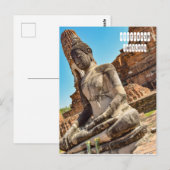 Ayutthaya in Thailand Postkarte (Vorne/Hinten)
