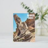 Ayutthaya Postkarte (Stehend Vorderseite)