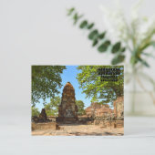 Ayutthaya Ruins Postkarte (Stehend Vorderseite)