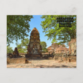 Ayutthaya Ruins Postkarte (Vorderseite)