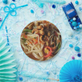 Ayutthaya Spicy Papaya Salad [Som Tam] mit Cashew Pappteller (Party)