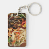 Ayutthaya Spicy Papaya Salad [Som Tam] mit Cashew Schlüsselanhänger (Rückseite)