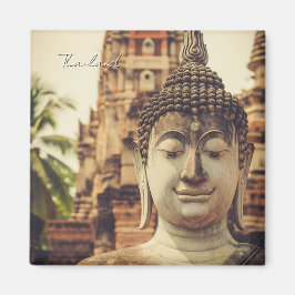 Ayutthaya Thailand Buddha-Statue Magnet