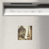 Ayutthaya Thailand Buddha-Statue Magnet (In Situ (Geschirrspüler))