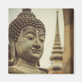 Ayutthaya Thailand Buddha-Statue Magnet (Vorne)