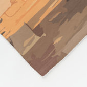 Ayutthaya Thailand Reisen Kunst Vintag Fleecedecke (Ecke)