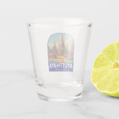 Ayutthaya Thailand Reisetischler Schnapsglas (Rückseite)