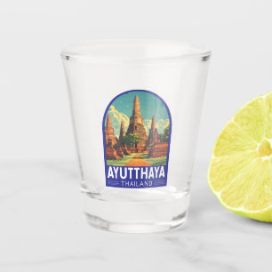 Ayutthaya Thailand Reisetischler Schnapsglas