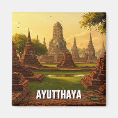 Ayutthaya Thailand Travel Magnet (Vorne)