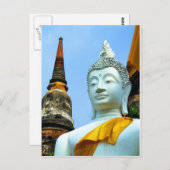 Ayutthaya. Was Yai Chai Mongkol. Postkarte (Vorne/Hinten)