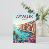 Ayvalık Türkei Postkarte (Stehend Vorderseite)