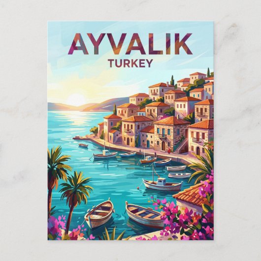 Ayvalık Türkei Postkarte (Vorderseite)