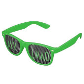 Ayy Lmao Alien Text Glasses Sonnenbrille (Schrägansicht)