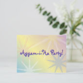 Ayyam-i-Ha Party Einladung Postkarten (Stehend Vorderseite)