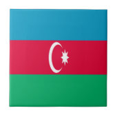 AZ001 Aserbaidschan FLAG Aserbaidschan, Fliese (Vorderseite)