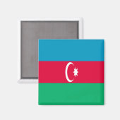 AZ001 Aserbaidschan FLAG Aserbaidschan, Kühlschran Magnet (Vorderseite/Rückseite)