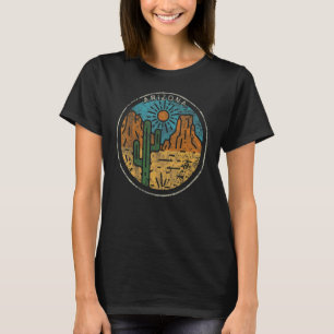 Az Arizona Grand Canyon Kaktus Staat Freiluft Akti T-Shirt