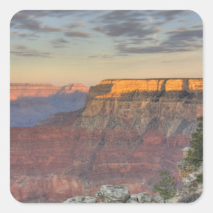 AZ, Arizona, Grand Canyon National Park, South Quadratischer Aufkleber