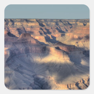 AZ, Arizona, Grand Canyon National Park, Süd 4 Quadratischer Aufkleber