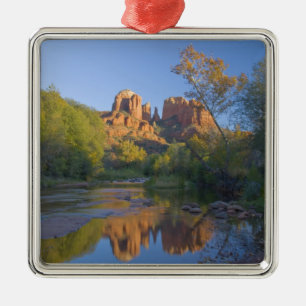 AZ, Arizona, Sedona, Crescent Moon Recreation Ornament Aus Metall