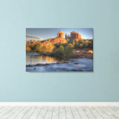 AZ, Arizona, Sedona, Mondmond-Halbmond-Erholung 3 Leinwanddruck (Insitu (Holzboden))