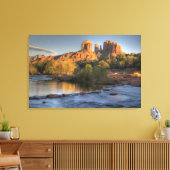 AZ, Arizona, Sedona, Mondmond-Halbmond-Erholung 3 Leinwanddruck (Insitu (Wohnzimmer))