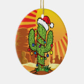 AZ Arizona Weihnachten Saguaro Cactus Keramikornament (Rechts)
