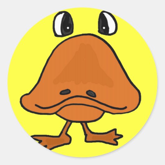 AZ - Aufkleber für den Cartoon von Entenzange (Vorderseite)