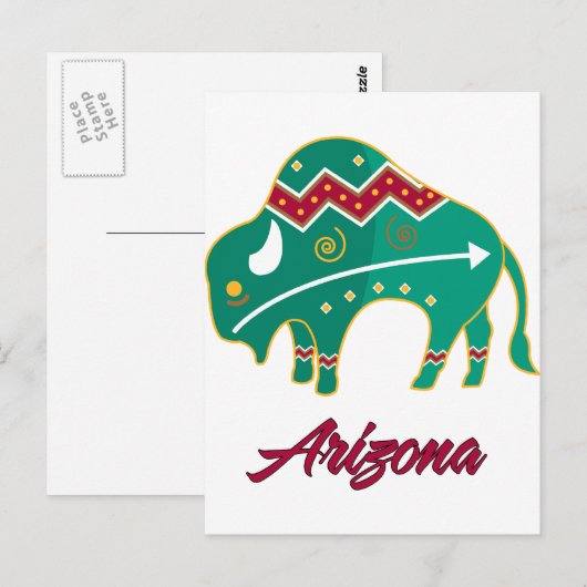 AZ Buffalo Clan 2 Postkarte (Vorne/Hinten)