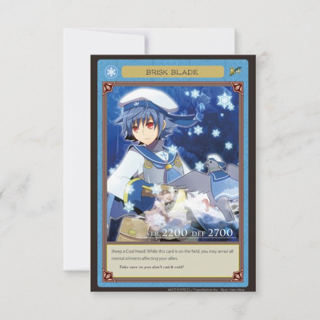 AZ card-Brisk Blade (Vorderseite)