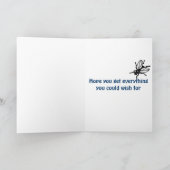 AZ-, Chamäleon-Eidechsen-Geburtstags-Karte Karte (Innenseite)