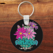 AZ Design Arizona Cactus Blooms Schlüsselanhänger (Vorderseite)