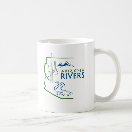 AZ Fluss-Logo, gerade weil Sie sie nicht sehen Kaffeetasse (Rechts)