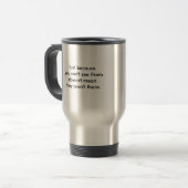 AZ Fluss-Logo-Reise-Tasse Reisebecher (Vorderseite Links)
