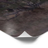 AZ Horse Sunset Glossy Poster (Ecke)