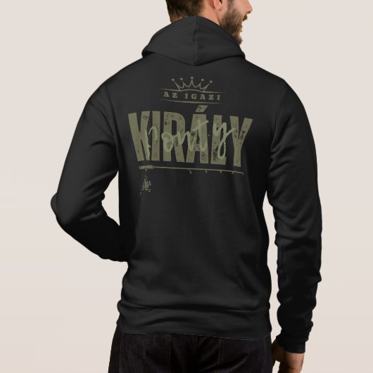 Az igazi ponty király hoodie (Rückseite)