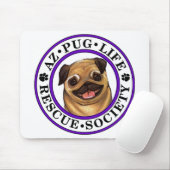 AZ Mops Life Quadrat-Mausklick Mousepad (Mit Mouse)