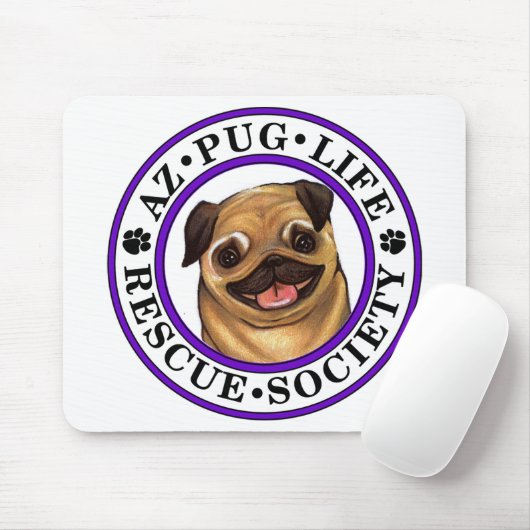 AZ Mops Life Quadrat-Mausklick Mousepad (Mit Mouse)