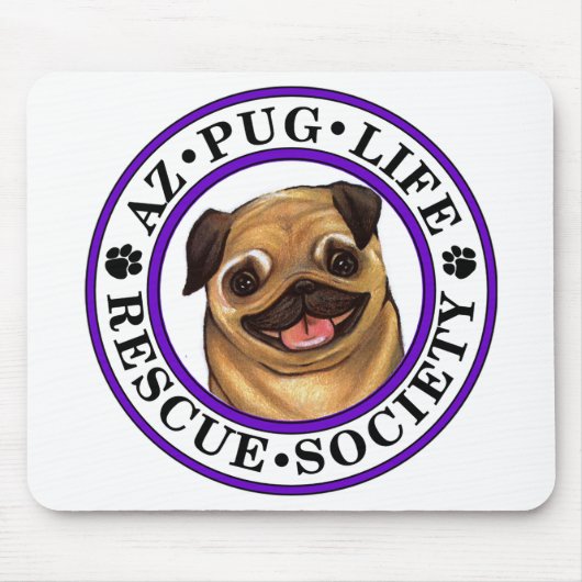 AZ Mops Life Quadrat-Mausklick Mousepad (Vorne)