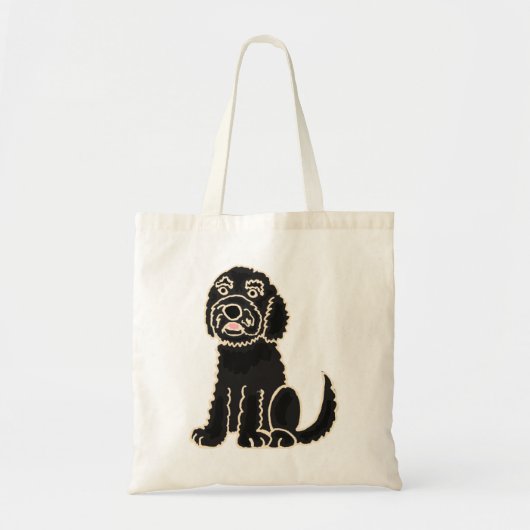AZ-, niedliche Labradoodle Hundetasche Tragetasche (Vorne)