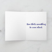 AZ- Rooster Happy Birthday Card Karte (Innenseite)