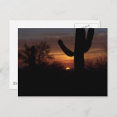 AZ Sonnenuntergang 1 Postkarte (Vorne/Hinten)