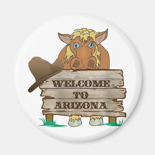 AZ - Willkommen beim Pferd von Arizona Magnet (Vorne)