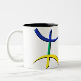aza tricolore Kabyle Zweifarbige Tasse