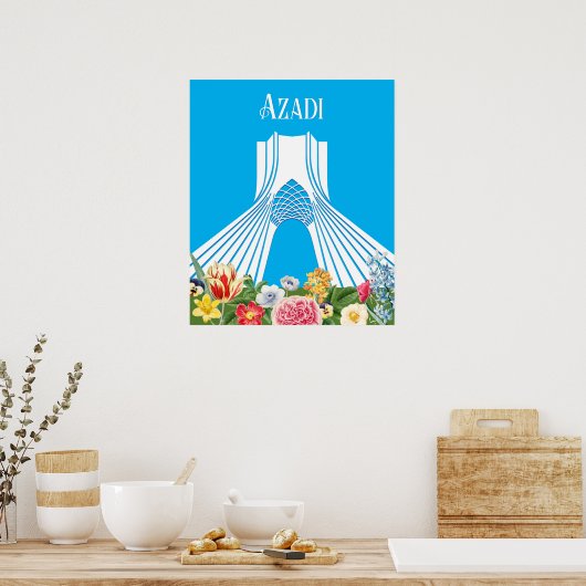 Azadi (Freiheit) Poster (Küche)