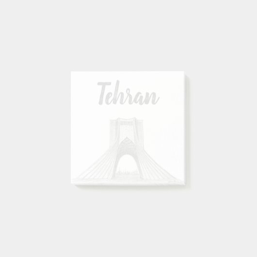 Azadi Tower, Teheran, Iran Post-it Klebezettel (Vorderseite)