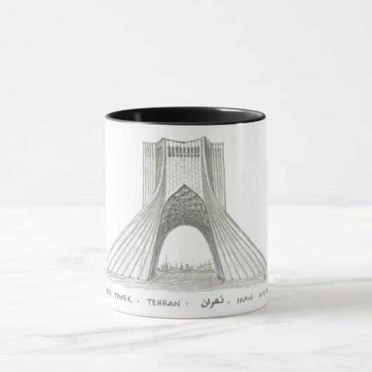 Azadi Tower, Teheran, Iran Tasse (Zentrum)
