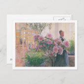 Azalea, 1906 (w/c auf Papier) Postkarte (Vorne/Hinten)